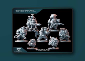 Orcs Flesh Busters Team – 3D Print Model