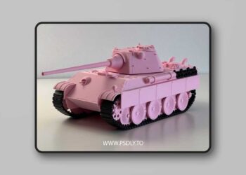 Panther F Medium Tank Pz Kpfw V Ausf.F – 3D Print Model