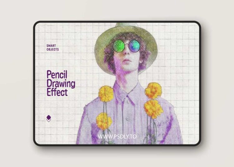 Pencil Drawing Photo Effect for Photoshop 1 Pencil Drawing Photo Effect for Photoshop