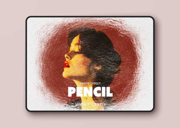 Pencil Sketching Photo Effect for Photoshop 1 Pencil Sketching Photo Effect for Photoshop