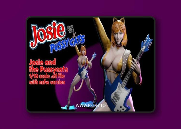 PgGasta – Josie and The Pussycats – 3D Print Model STL 1 PgGasta – Josie and The Pussycats – 3D Print Model STL