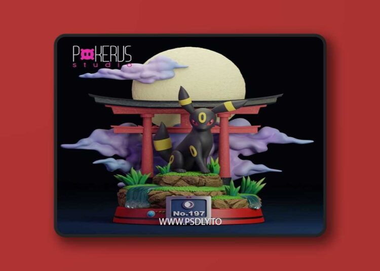 Pokerus Studio – Umbreon (Mythic Tier) – 3D Print Model STL 1 Pokerus Studio – Umbreon (Mythic Tier) – 3D Print Model STL