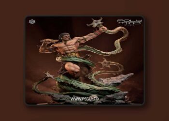 PolyMind Studio – Conan the Barbarian – 3D Print Model