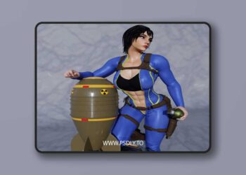 QB Works – Gamma Gal – 3D Print Model STL