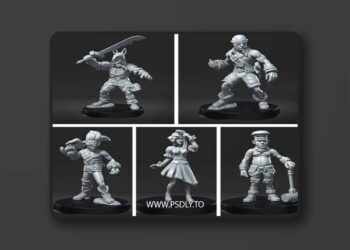 RN Estudio – Final Fantasy IX Pack – 3D Print Model STL