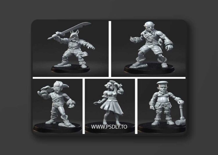 RN Estudio – Final Fantasy IX Pack – 3D Print Model STL 1 RN Estudio – Final Fantasy IX Pack – 3D Print Model STL