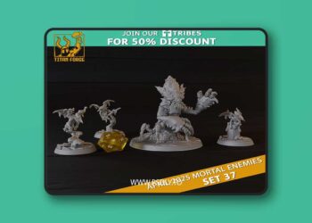 RPG – Monsters DnD 5e – Mortal Enemies Set 37 – 3D Print Model