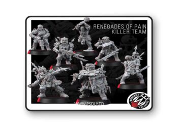 Renegades of Pain Killer Team – 3D Print Model