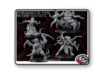 Renegades of Pain – Mutant Cultists – 3D Print Model