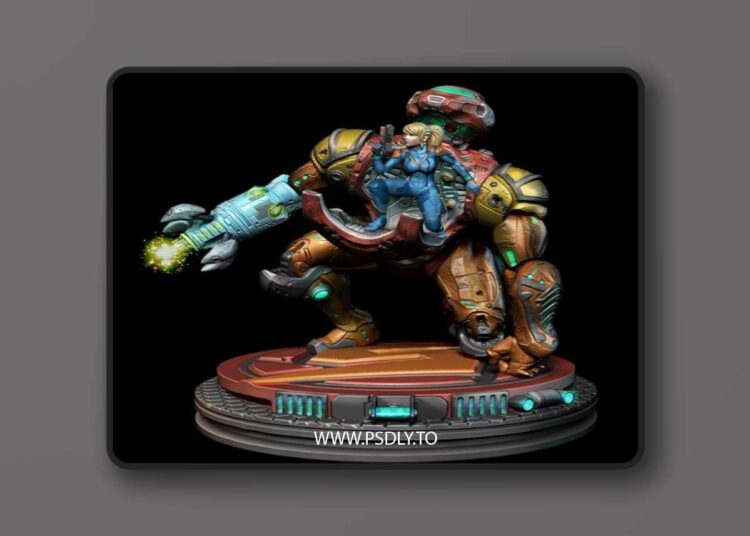 Samus Super Metroid – 3D Print Model 1 Samus Super Metroid – 3D Print Model