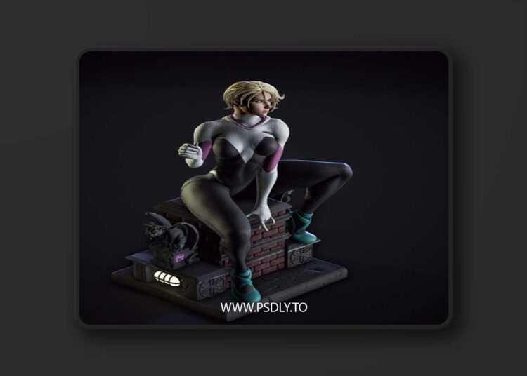 Shadaloo Studios – Gwen Stacy – Marvel Comics – 3D Print Model 1 Shadaloo Studios – Gwen Stacy – Marvel Comics – 3D Print Model