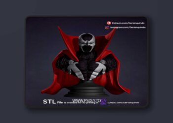Spawn Bust Fan Art – 3D Print Model