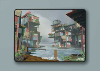 Stylized Floating Slums v1.0