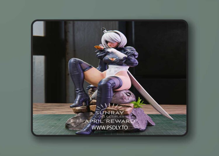 Sunray Collectibles – 2B Nier – 3D Print Model 1 Sunray Collectibles – 2B Nier – 3D Print Model