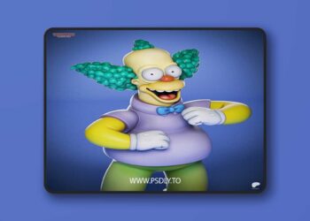 Tanuki Figures – Krusty the Clown – The Simpsons – 3D Print Model