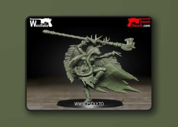 Trench Stench – Children of Yggdrasil – Priestess – 3D Print Model STL