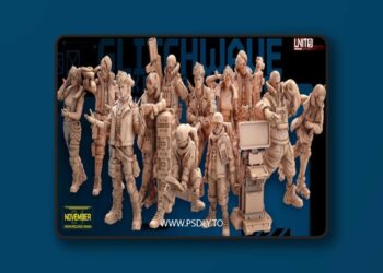 Unit9 – Glitchwave – Hackers and Skimmers – 3D Print Model