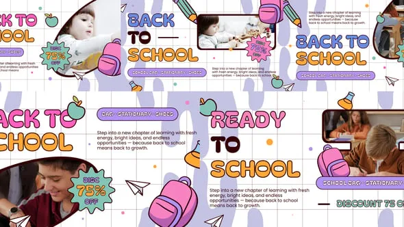 Videohive - Back to School Promo - 59594449 1 Videohive - Back to School Promo - 59594449