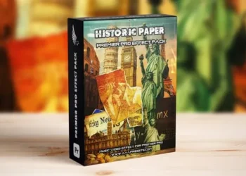 Videohive - Historic Torn Paper Transitions in Premiere Pro - 59620468