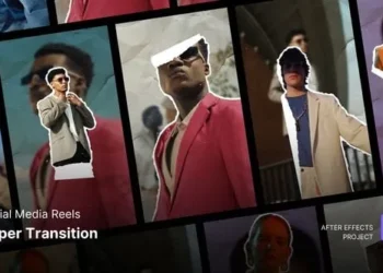 Videohive - Reels - Paper Transition After Effects Project Files - 59729297