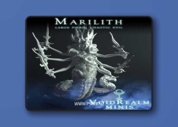 VoidRealm Minis – Marilith – 3D Print Model STL