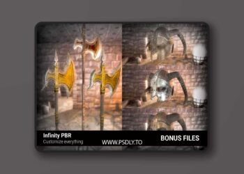 Weapons & Armor Pack #1 - Bonus Files 1 - Concept Art & Substance Painter files v1.0