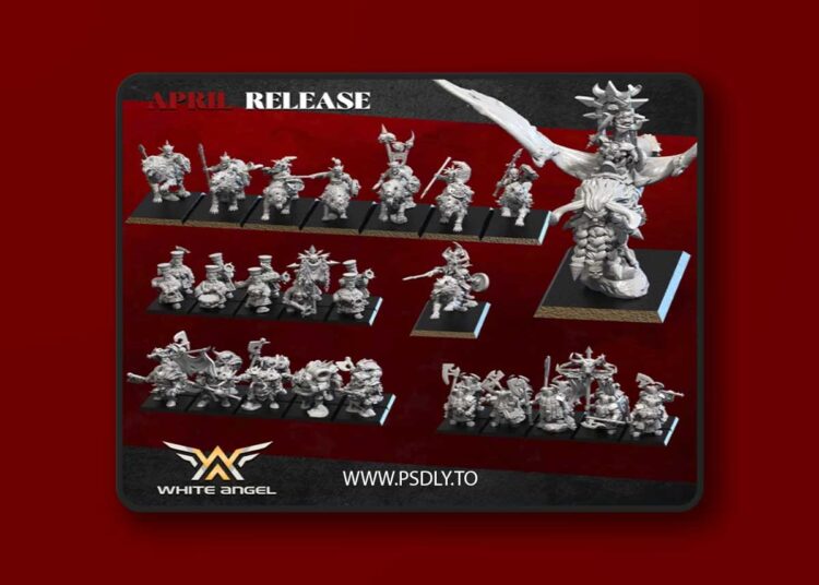 White Angel April 2025 – 3D Print Model 1 White Angel April 2025 – 3D Print Model