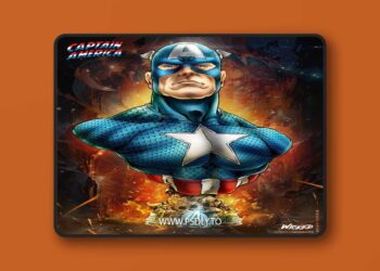 Wicked – Captain America Portrait Bust – 3D Print Model STL