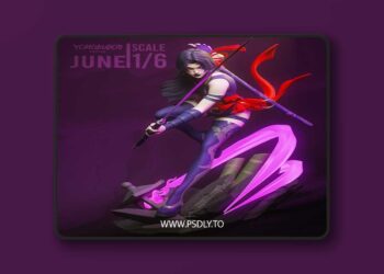 Yongblood Sculpture – Psylocke – Marvel Rivals – 3D Print Model STL