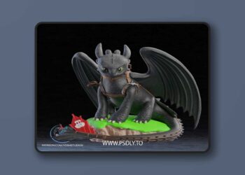 Yosh Studios – Life Size Toothless – 3D Print Model