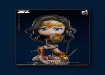 ZEZ Studio – Chibi Wonder Woman – 3D Print Model
