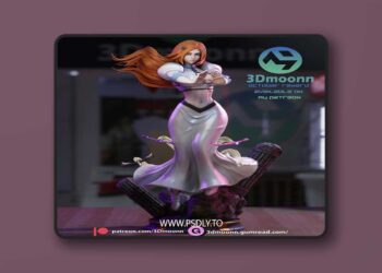 3Dmoonn – Bleach – Orihime – 3D Print Model STL