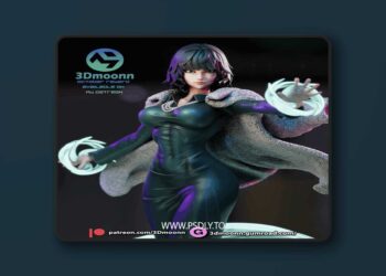 3Dmoonn – Fubuki – One-Punch Man – 3D Print Model