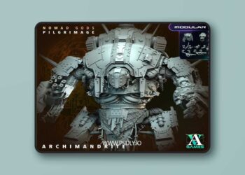 Archvillain Games – Nomad Gods – Pilgrimage – 3D Print Model