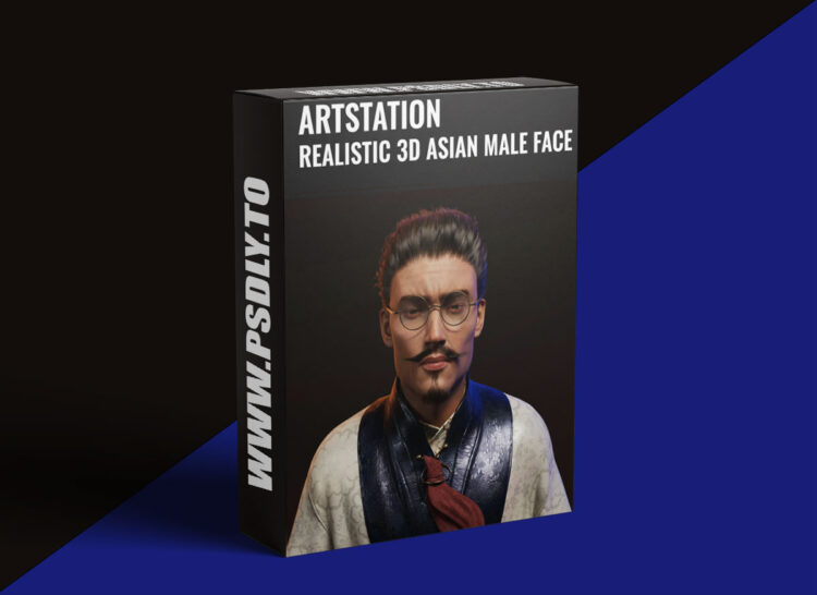 Artstation - REALISTIC 3D ASIAN MALE FACE 1 Artstation - REALISTIC 3D ASIAN MALE FACE