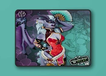 Azalea, The Dragon Empress KS – Dragonkin Form – 3D Print Model STL