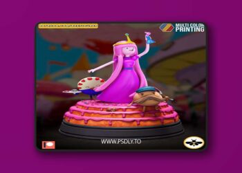 Bee Figures – Princess Bubble pum – 3D Print Model STL