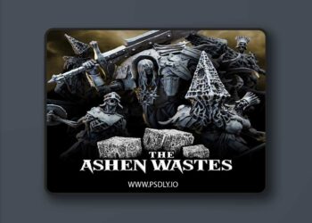 Bestiarum Miniatures – Abominations of the Ashen Wastes – 3D Print Model