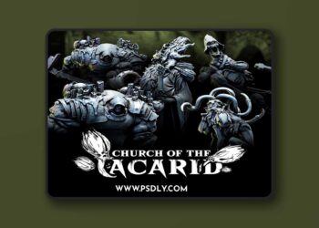 Bestiarum Miniatures – Church of the Acarid Part 2 – 3D Print