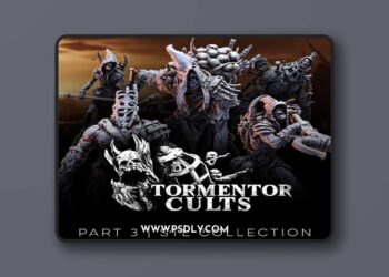 Bestiarum Miniatures – Tormentor Cults Part 3 – 3D Print Model