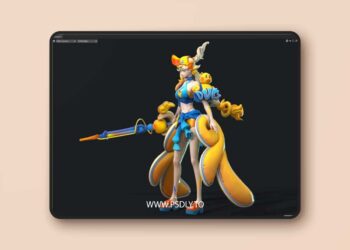 Bikini girl 3D Model