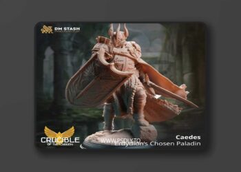 Caedes – Erdydion’s Chosen Paladin – 3D Print Model