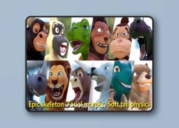Cartoons Animals Pack 2 – Unreal Engine