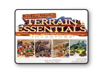 Cast N Play – Terrain Essentials Vol II – Interiors – 3D Print Model