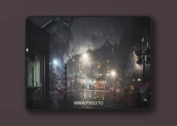 City Streets 3D Kitbash Model