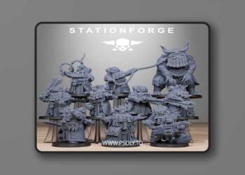 Corrupted Guard Dwarves – 3D Print Model