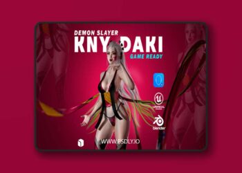 Daki – Kimetsu No Yaiba – UE5 – Blender 3D Model