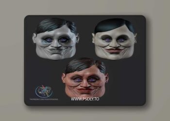 Dandadan Serpio Mask – 3D Print Model STL