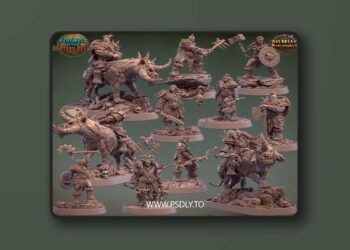 Daybreak Miniatures – Sentinels of the Eastern Peaks – Complete Pack – 3D Print Model