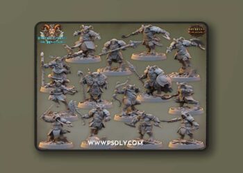 Daybreak Miniatures – The Disciples of Marsyas – 3D Print Model